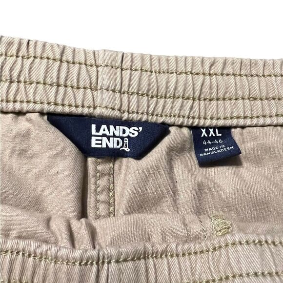 Land’s End Khaki Knockabout Pull-On Shorts XXL NWT - Picture 4 of 4